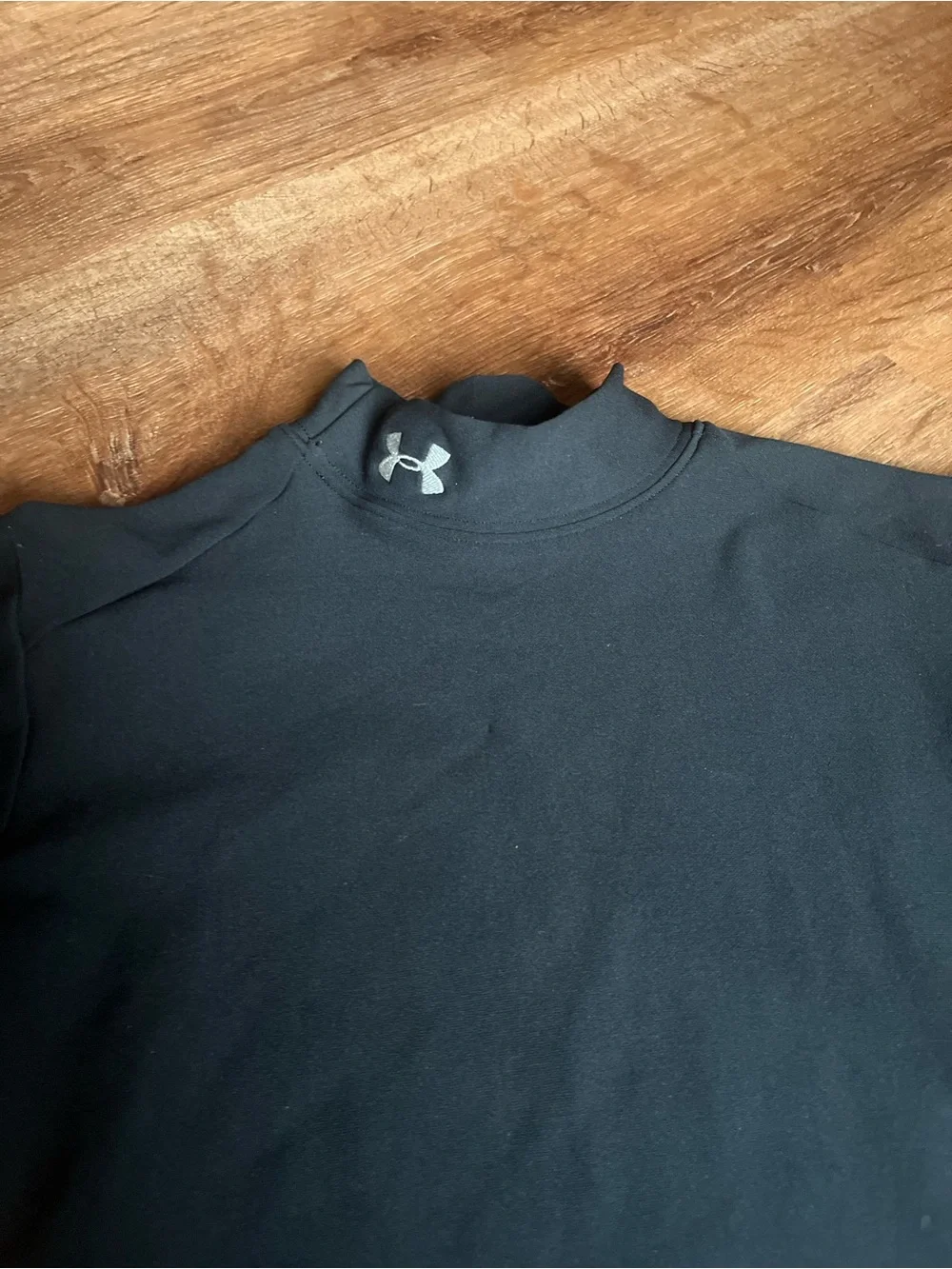 Under Armour Women's Black Long Sleeve Mock Neck Performance Top